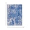 Homeroots 5 x 7 ft. Blue & Ivory Abstract Splash Area Rug 385860 - alternate 6